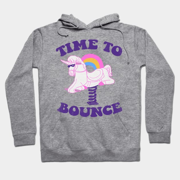 Time To Bounce Hoodie by Hillary White Rabbit